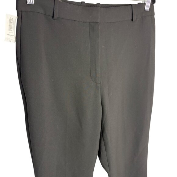 NWT Babaton Program (Re)ssential Pant High-Waisted Flared Trousers Black-sz 12 - Picture 8 of 11